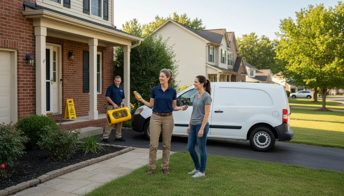 Water restoration image for Home Water Damage Repair in New Richmond, OH